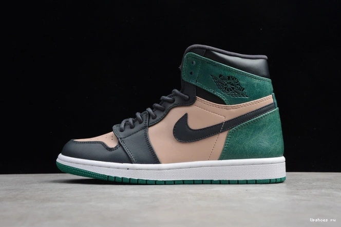 AH7389-203 WMNS Premium Pink Jordan High 1 Green Air 0312